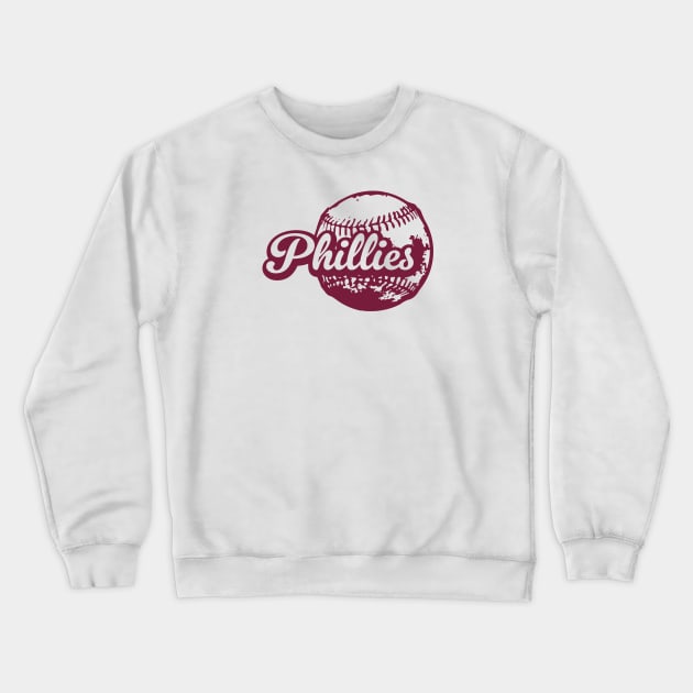 Phillies Baseball Crewneck Sweatshirt by Throwzack